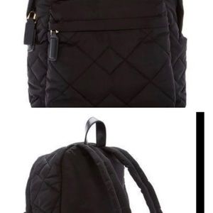 Marc Jacobs Quilted Black Nylon Backpack